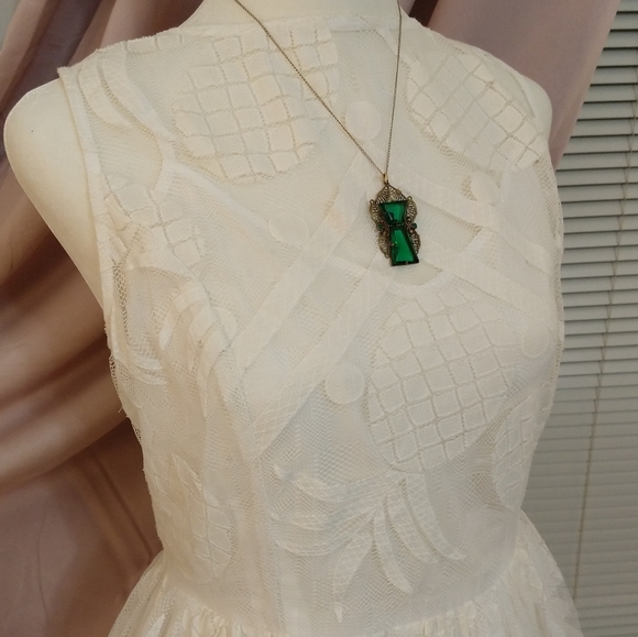 🆕Anthropologie🌷 Scalloped Lace Dress - Picture 6 of 10